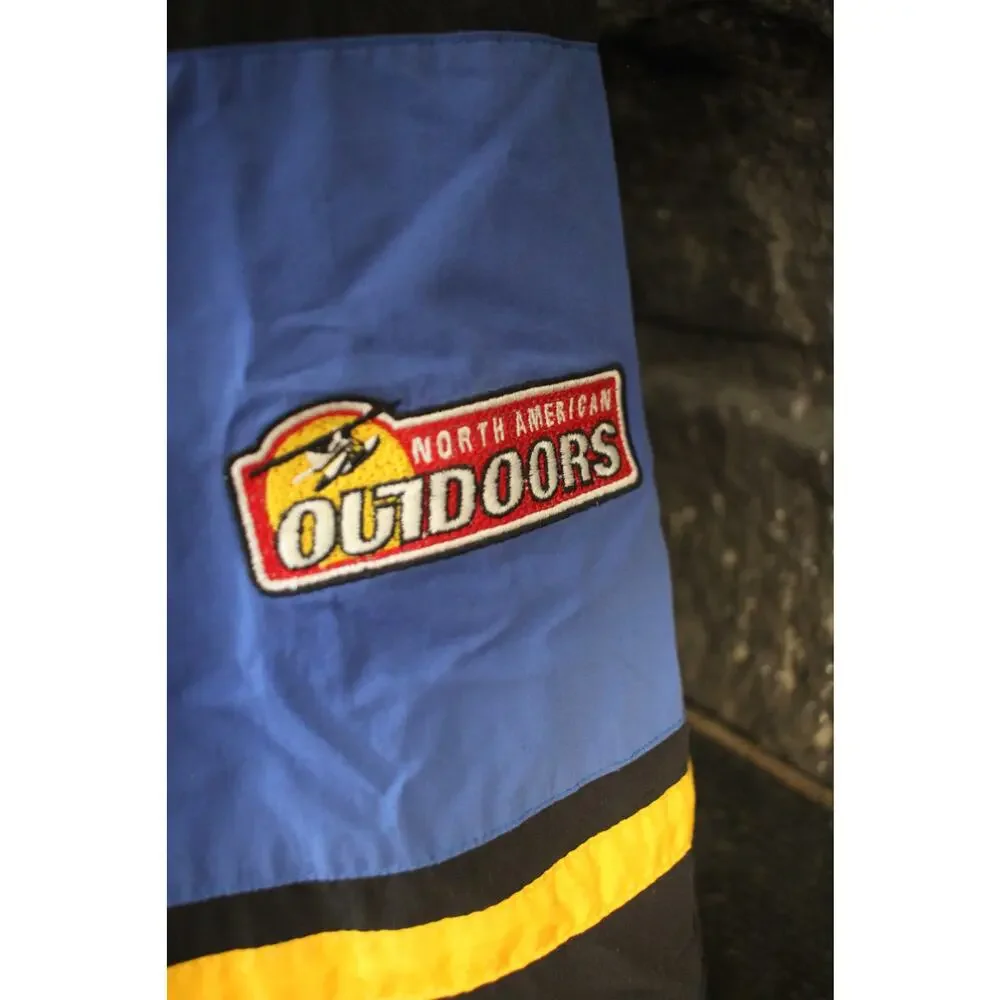 Vintage North American Fisherman Jacket XXL – Embroidered Outdoors Windbreaker